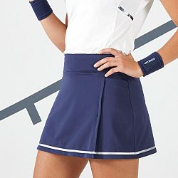 ARTENGO Dámska tenisová sukňa Dry Soft 500 námornícka modrá XS