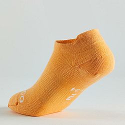 ARTENGO Detské ponožky RS 160 na tenis nízke 3 páry oranžové, biele a tmavomodré 31-34