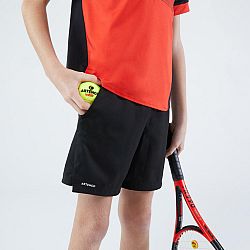 ARTENGO Detské tenisové šortky TSH Dry čierne 5-6 r (113-122 cm)