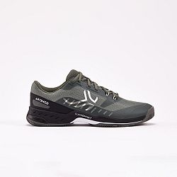 ARTENGO Pánska tenisová obuv Fast na antuku kaki-čierna khaki 44