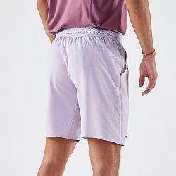 ARTENGO Pánske tenisové šortky Dry+ priedušné fialové fialová XL