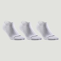 ARTENGO Tenisové ponožky RS 100 nízke 3 páry biele 43-46