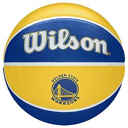 Basketbalová lopta NBA veľkosť 7 - Wilson Team Tribute Warriors modro-žltá 7