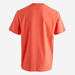 DC SHOES Tričko s krátkym rukávom Square koralové XL