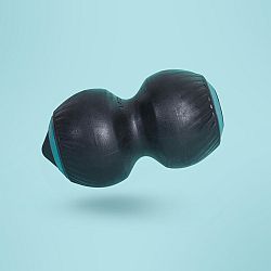 DECATHLON Dvojitá masážna vibračná loptička, mini vibračný valček čierna