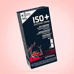 DECATHLON Izotonický nápoj v prášku ISO+ jahodovo-čerešňový vo vrecúškach 4×38 g