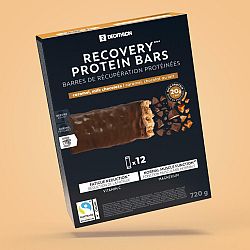 DECATHLON Regeneračná proteínová tyčinka čokoládovo-karamelová 12 ks