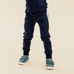 DOMYOS Detské nohavice 120 na cvičenie tmavomodré 4-5 r (103-112 cm)