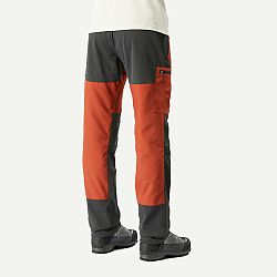 FORCLAZ Pánske odolné nohavice MT500 na horskú turistiku hnedá S (L33)