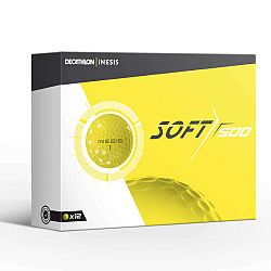INESIS Loptičky Soft 500 12 Ks žlté