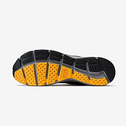 KALENJI Pánska bežecká obuv Run Active čierno-oranžová šedá 39