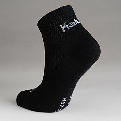 KIPRUN Detské nízke bežecké ponožky 3 páry čierne 35-38
