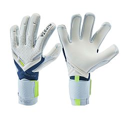 KIPSTA Brankárske futbalové rukavice F900 Resist pre dospelých bielo-modro-žlté šedá 8,5
