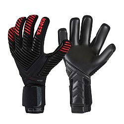 KIPSTA Brankárske futbalové rukavice pre dospelých F900 červeno-čierne 8