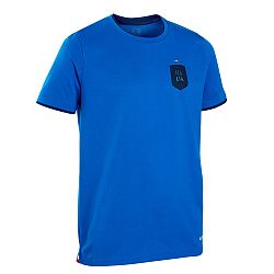 KIPSTA Detský futbalový dres FF100 Taliansko 2022 modrá 14-15 r (161-172 cm)