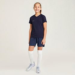 KIPSTA Dievčenské futbalové šortky Viralto modré 5-6 r (113-122 cm)