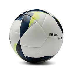 KIPSTA Futbalová lopta F550 Hybride veľkosť 4 bielo-žltá biela 4