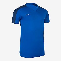 KIPSTA Futbalový dres Essentiel s krátkym rukávom modrý XS