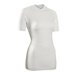 KIPSTA Pánske spodné tričko na futbal Keepdry 500 s krátkymi rukávmi biele 2XL