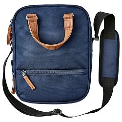 KOODZA Polopevná taška XL na 3 petangové gule a príslušenstvo modrá