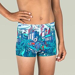 NABAIJI Chlapčenské boxerkové plavky Fitib East modré 14-15 r (161-172 cm)