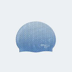 NABAIJI Plavecká čiapka zo silikónu Geo jednotná veľkosť bielo-modrá