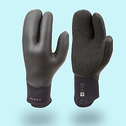 OLAIAN Neoprénové rukavice na surf 5 mm čierne XS