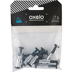 OXELO Súprava skrutiek 8+1 a dištančných podložiek na plastový rám, osky 6 mm