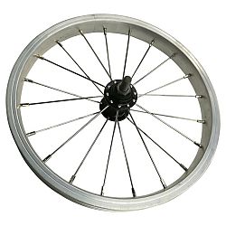 OXYLANE 14-palcové koleso skladacieho bicykla s jedným ráfikom tilt 500 XS šedá