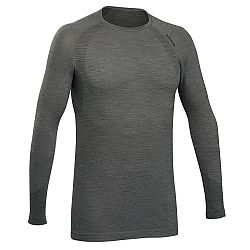 SIMOND Pánske vlnené tričko Alpinism Seamless s dlhým rukávom šedá M
