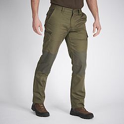 SOLOGNAC Odolné kapsáčové nohavice Steppe 300 dvojfarebné khaki 3XL