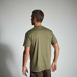 SOLOGNAC Tričko 100 odolné zelené khaki S