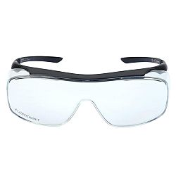 SOLOGNAC Vrchné ochranné okuliare Clay 100 OTG čierna