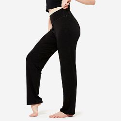 STAREVER Dievčenské nohavice na moderný tanec splývavé čierne 7-8 r (123-130 cm)