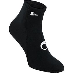 SUBEA Neoprénové ponožky na potápanie 2 mm čierne 44-45