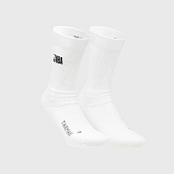 TARMAK Basketbalové ponožky NBA SO900 biele unisex 2 páry biela 42-44