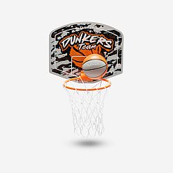 TARMAK Basketbalový kôš Mini pre deti a dospelých SK100 Dunkers oranžovo-sivý šedá 0