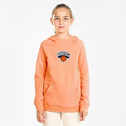 TARMAK Detská mikina s kapucňou 900 NBA New York Knicks oranžová oranžová 14-15 r (161-172 cm)
