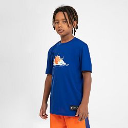 TARMAK Detské basketbalové tričko TS500 FAST modré 10-11 r (141-150 cm)