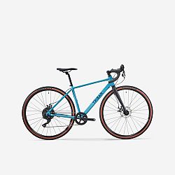 TRIBAN Dámsky gravelový bicykel GRVL 120 modrá S