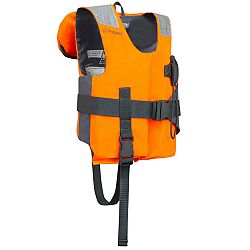 TRIBORD Detská záchranná penová vesta LJ 100N Easy oranžovo-sivá oranžová 15-30 kg