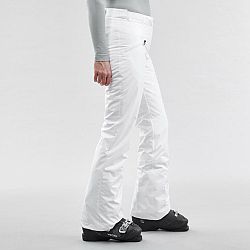 WEDZE Dámske hrejivé lyžiarske nohavice 180 biele 2XL