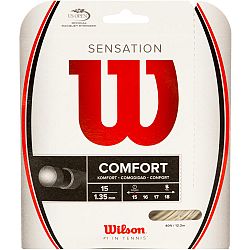 WILSON Tenisový výplet Sensation s multivláknom 1,35 mm biely .